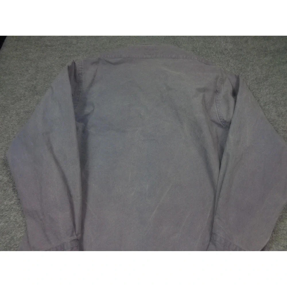 Vintage Banana Republic Shirt Mens Large Blue Chambray Workwear Hong Kong 90s